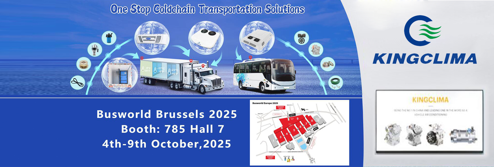 kingclima busworld coldchain solution